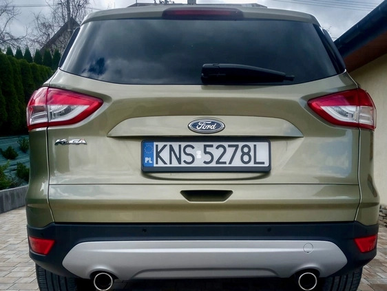 Ford Kuga cena 64000 przebieg: 163000, rok produkcji 2015 z Maków Podhalański małe 121